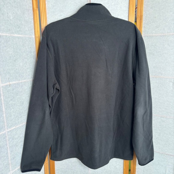 VTG Eastern Mountain Sports Mens Fleece 1/4 Zip Pullover Gray Medium Canada Made - Picture 7 of 12